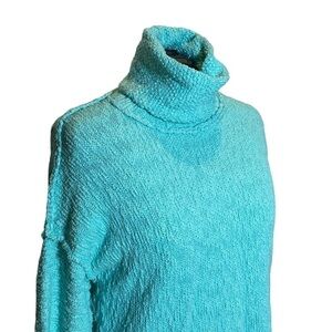Anna Craig women's size M/L textured knit funnel neck long sleeve pullon sweater